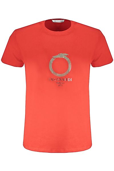 Trussardi T-Shirt Herren Kurzarm T-Shirt Rot günstig online kaufen