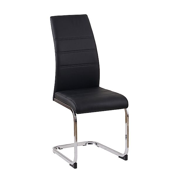 HTI-Living Freischwinger Schwingstuhl SallyC PU Schwarz günstig online kaufen