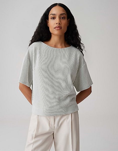 OPUS Sweatshirt Gauster aus Sweatware mit Rippstruktur leicht elastischer S günstig online kaufen