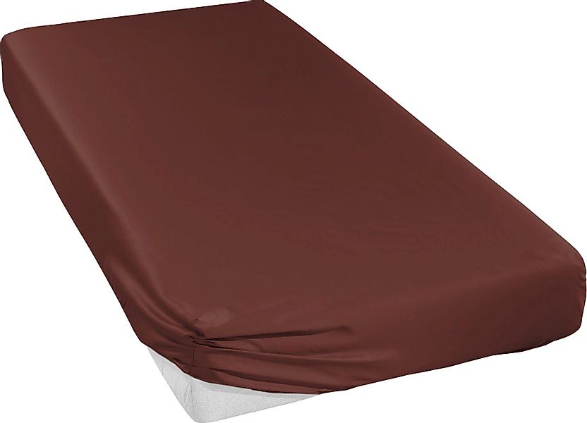 Curt Bauer Spannbettlaken Uni-Mako-Satin in Gr. günstig online kaufen