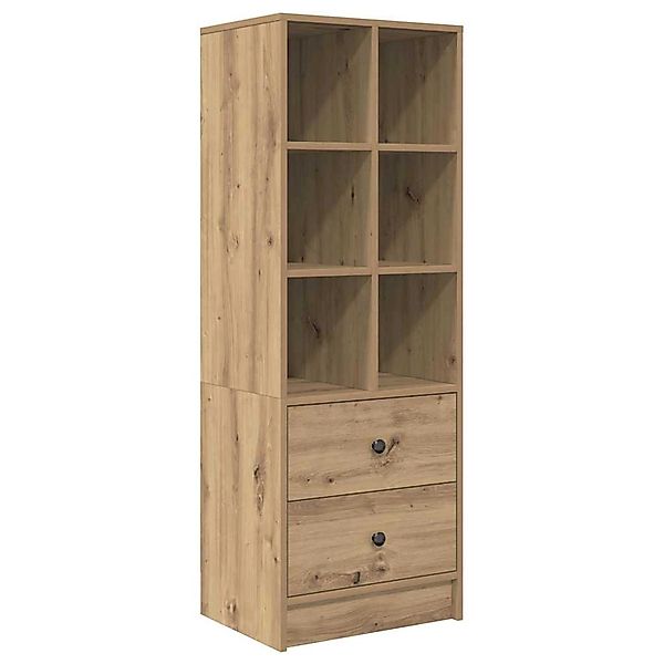 vidaXL Highboard Eiche Handwerklich 45,5 x 34 x 127 cm Holzwerkstoff 869369 günstig online kaufen