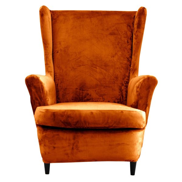 Rosnek Sesselhusse Samt, Stretch, für Ohrensessel günstig online kaufen