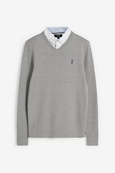 Next 2-in-1-Pullover Pullover mit Hemdkragen (1-tlg) günstig online kaufen