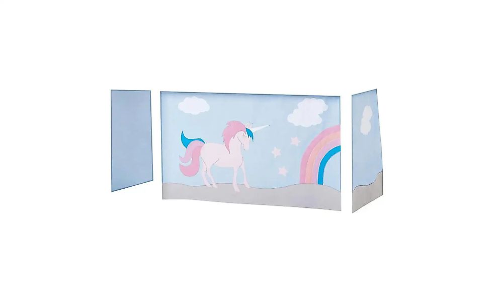 Hoppekids Vorhang für Spielbett 70x160  Unicorn ¦ mehrfarbig ¦ Maße (cm): B günstig online kaufen