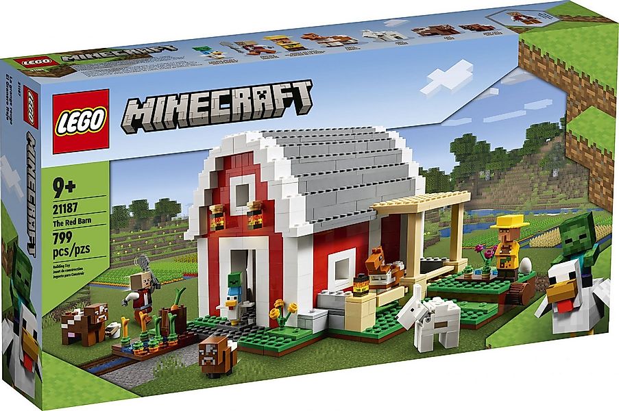 LEGO® Minecraft 21187 Die rote Scheune Spielbausteine günstig online kaufen