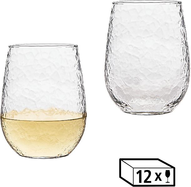 LIBBEY Gläser-Set »Libbey Weinglas 12er Set -STEMLESS-«, (Set, 12 tlg.), 50 günstig online kaufen
