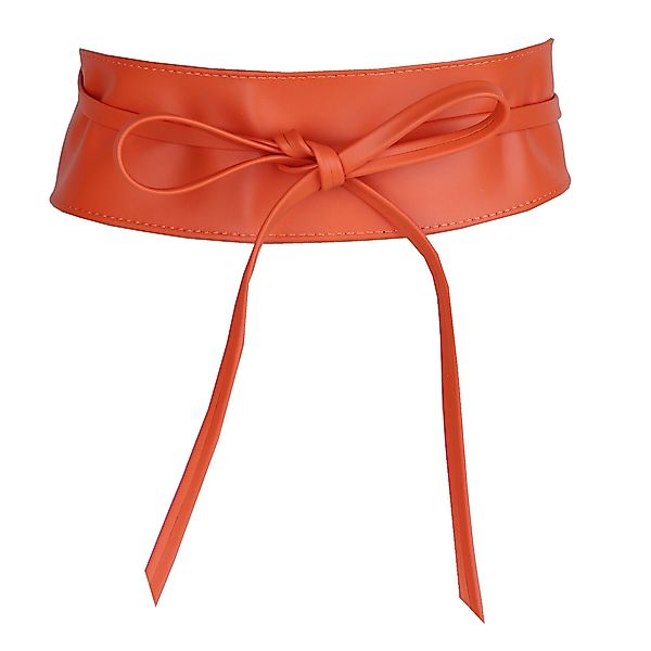 MIRROSI Taillengürtel Wickelgürtel aus Echtleder, Schleife mit breitem Bund günstig online kaufen