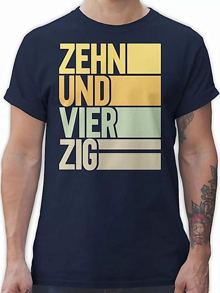 Shirtracer T-Shirt Zehnundvierzig 50. Geburtstag günstig online kaufen