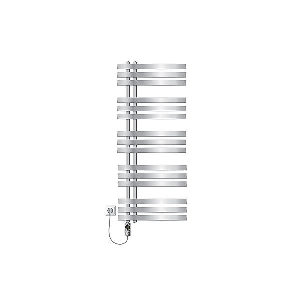 LuxeBath Badheizkörper Iron EM 500x1200 mm Chrom mit Heizstab 900W Digital günstig online kaufen