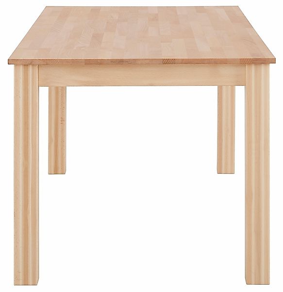 Home affaire "Luisa" aus massivem Buchenholz, in 4 Tischbreiten erhältlich günstig online kaufen