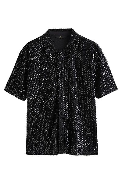 Next Poloshirt Shirt mit Pailletten (1-tlg) günstig online kaufen