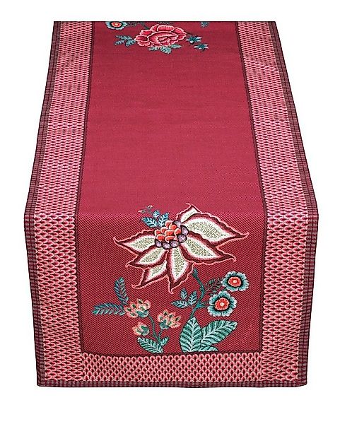 PiP Studio Tischläufer Flower Festival Tischläufer dark pink 50 x 150 cm, T günstig online kaufen
