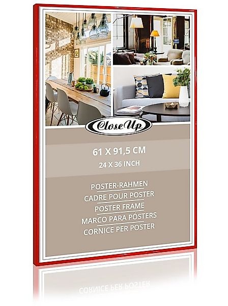 Close Up Bilderrahmen Posterrahmen 61 x 91,5cm Rot günstig online kaufen