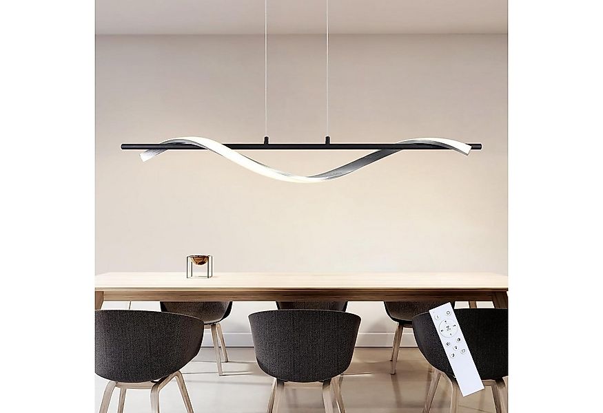 ZMH Hängeleuchte Esstisch Dimmbar Modern Wellenförmig höhenverstellbar, LED günstig online kaufen