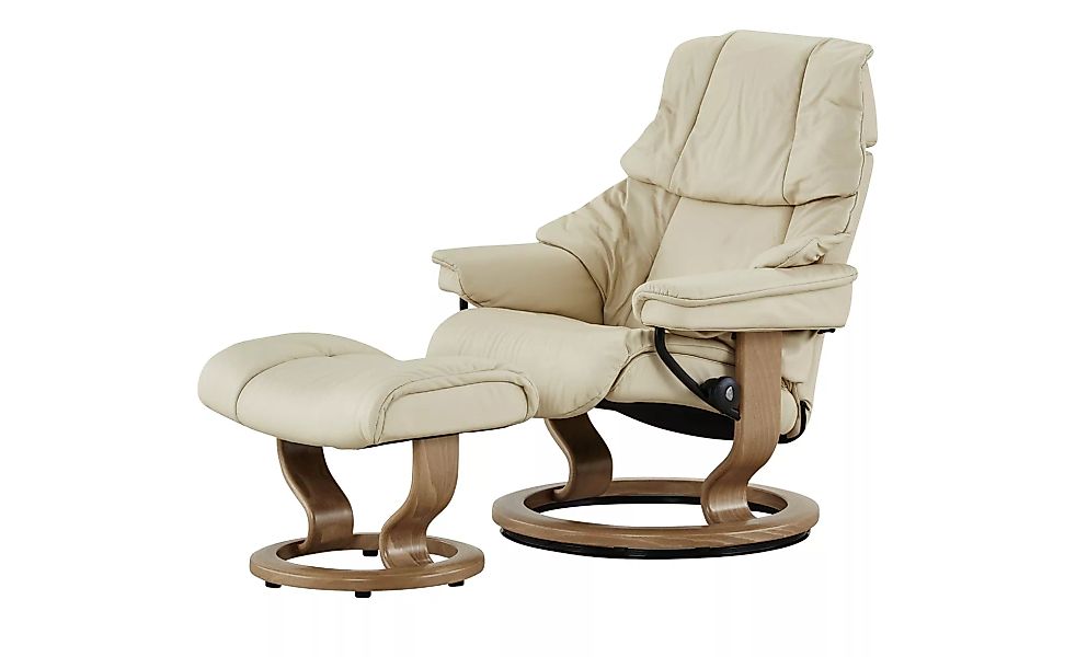 Stressless Relaxsessel mit Hocker  Reno - creme - 88 cm - 108 cm - 78 cm - günstig online kaufen