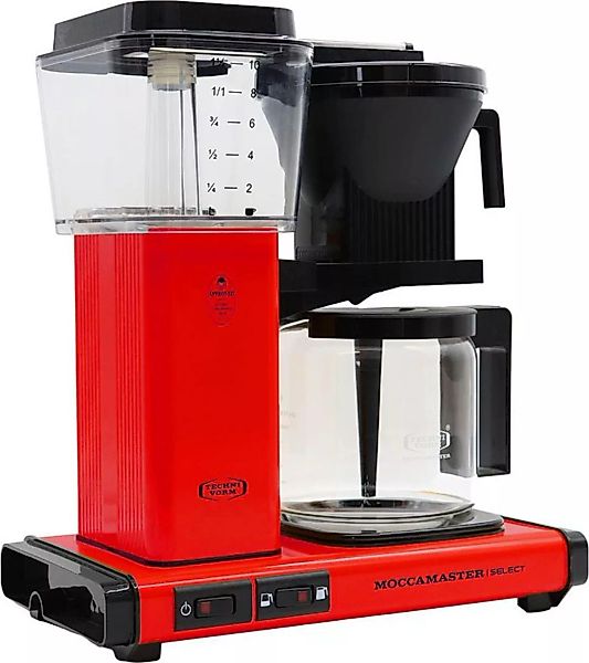 Moccamaster Filterkaffeemaschine »KBG Select red«, 1,25 l Kaffeekanne, Papi günstig online kaufen