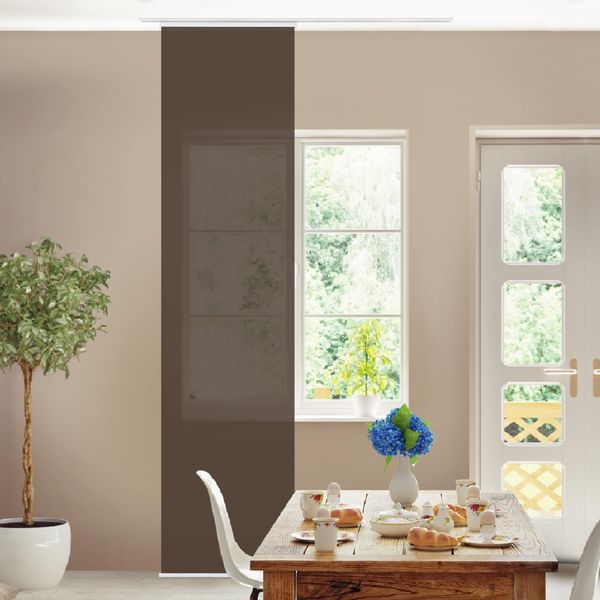 Bilderdepot24 Schiebegardine modern Flächenvorhang blickdicht Cacao günstig online kaufen