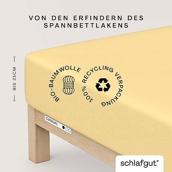 Schlafgut Spannbettlaken CASUAL u.a. in Gr. günstig online kaufen