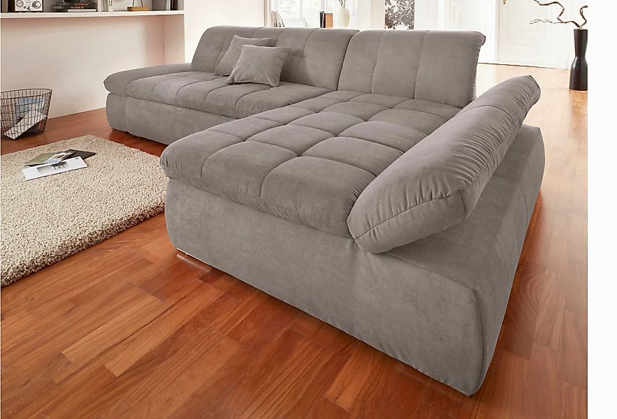 DOMO collection Ecksofa »NMoric XXL, B/T/H: 300/172/80cm, L-Form«, wahlweis günstig online kaufen