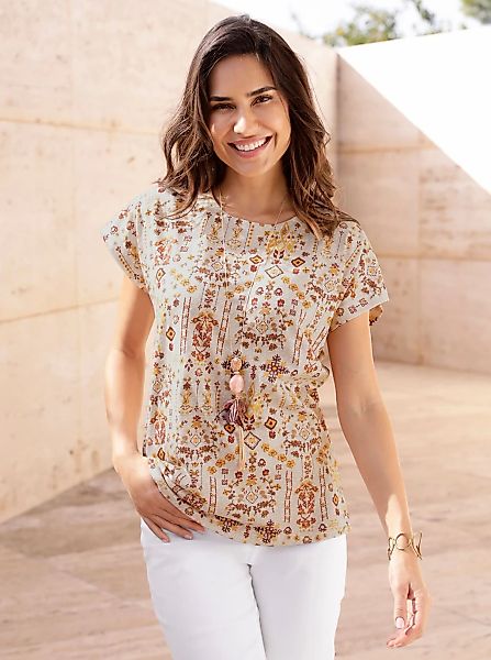 Classic Basics Rundhalsshirt "Rundhals-Shirt" 1 Stk. tlg. günstig online kaufen