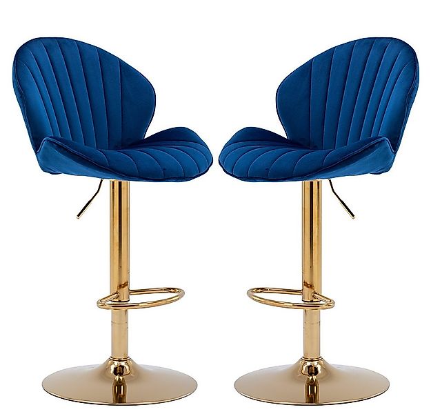 WAHSON OFFICE CHAIRS Barhocker 2er Set Barstuhl Bistrohocker mit Lehne günstig online kaufen