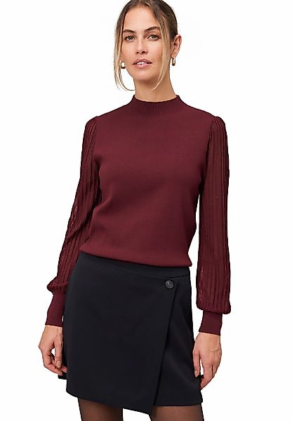 Zero Strickpullover "Damen mit transparenten Ärmeln" 1 Stk. weiteres Detail günstig online kaufen