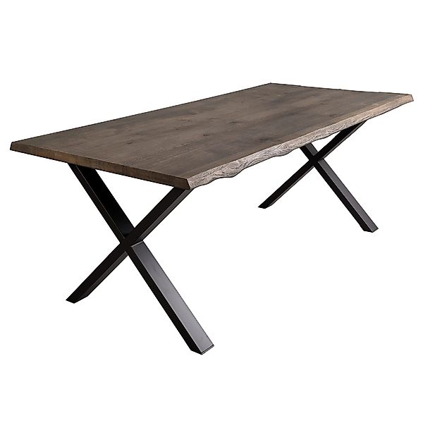 riess-ambiente Baumkantentisch WILD OAK 160cm smoked günstig online kaufen