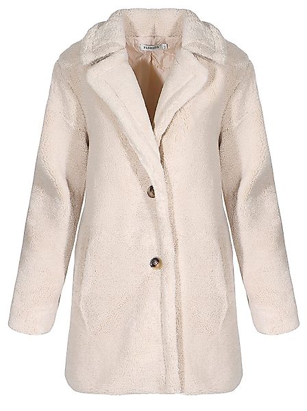 Aurela Damenmode Kurzmantel Boucle Damen Mantel günstig online kaufen