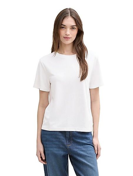 TOM TAILOR Denim Rundhalsshirt mit Rundhalsausschnitt günstig online kaufen
