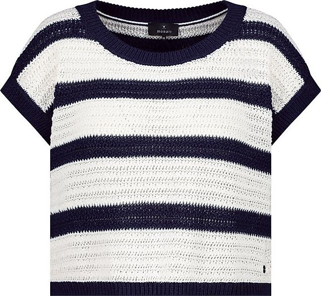 Monari Strickpullover Pullover navy blue ringel günstig online kaufen