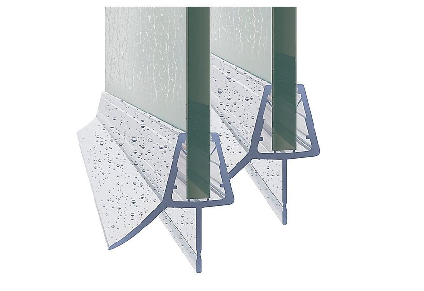 Boromal Duschdichtung 2 Stück Wasserabweiser Ersatzdichtung für 5/6/7/8mm G günstig online kaufen
