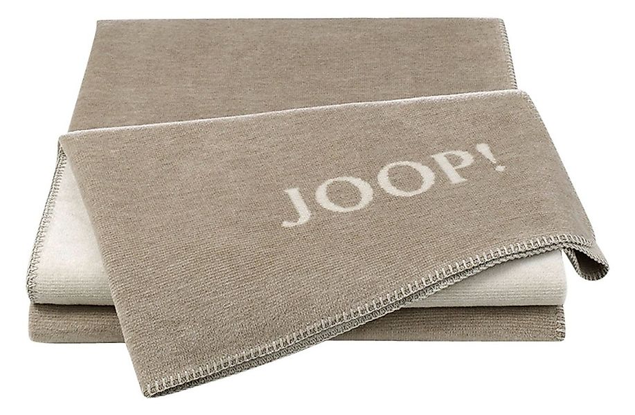 Wohndecke J! MELANGE DOUBLEFACE, 150 x 200 cm, Sandfarben, Cremeweiß, wendb günstig online kaufen