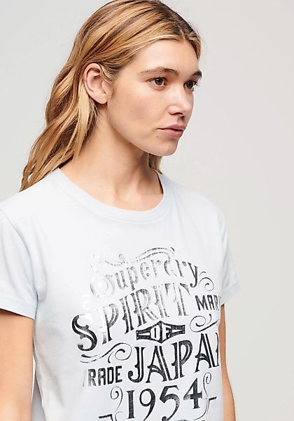 Superdry Print-Shirt "FOIL WORKWEAR FITTED TEE" günstig online kaufen