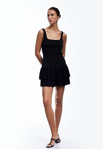 Koton Plisseekleid Mini Länge Mit Falten Plisseekleid günstig online kaufen