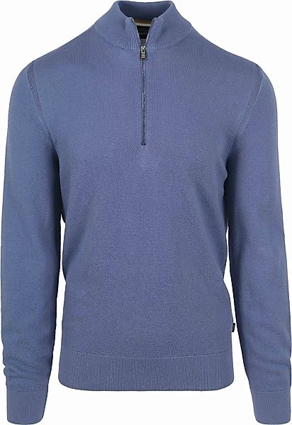 BOSS Ebrando-P Halfzip Pullover Blau - Größe XL günstig online kaufen