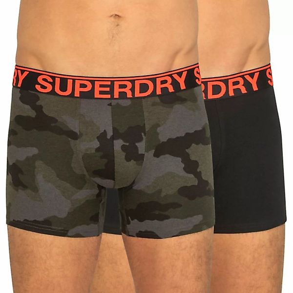 Superdry 2-er Set Boxer Briefs Schwarz & Camouflage günstig online kaufen