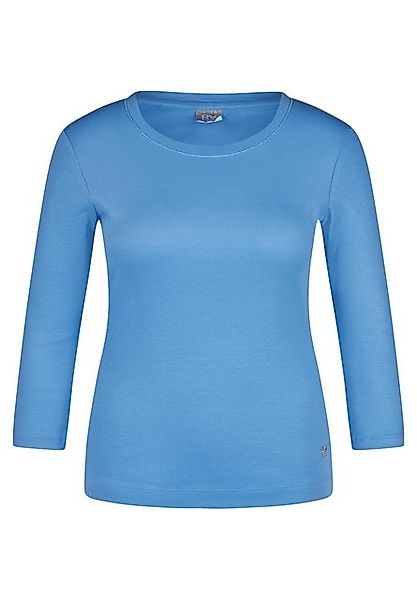 Rabe Langarmshirt mit Allover-Print und Stehkragen günstig online kaufen