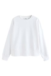 Next Sweater Sweatshirts mit fransigem Saum günstig online kaufen