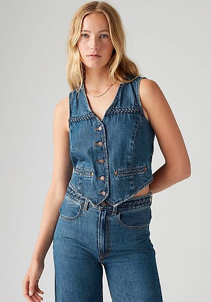 Levis Jeansweste "BRAIDED VEST", mit Ziernähten günstig online kaufen