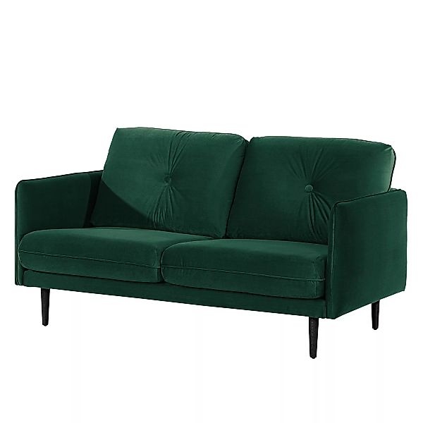 home24 Norrwood Sofa Pigna II 2,5-Sitzer Antikgrün Samt 168x86x94 cm günstig online kaufen