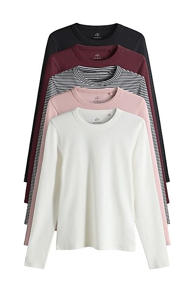 The Set Langarmshirt The Set gerippte günstig online kaufen