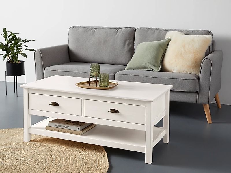 Home affaire Couchtisch "Schröder" mit 2 Schubladen und 1 Einlegeboden, aus günstig online kaufen