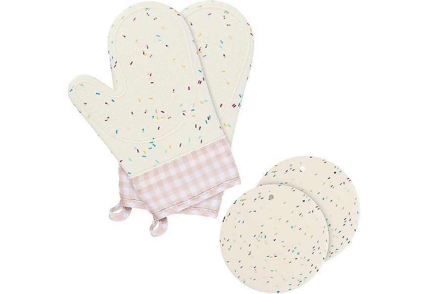 Coonoor Topflappen Topfhandschuhe Handschuh, Ofenhandschuhe Hitzebestaendig günstig online kaufen