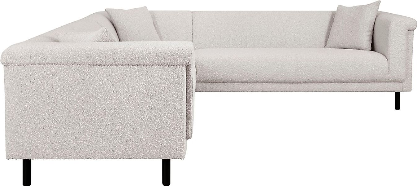 INOSIGN Ecksofa »AGNIA L-Form B/T/H: 244/244/71 cm«, incl. Zierkissen, glei günstig online kaufen