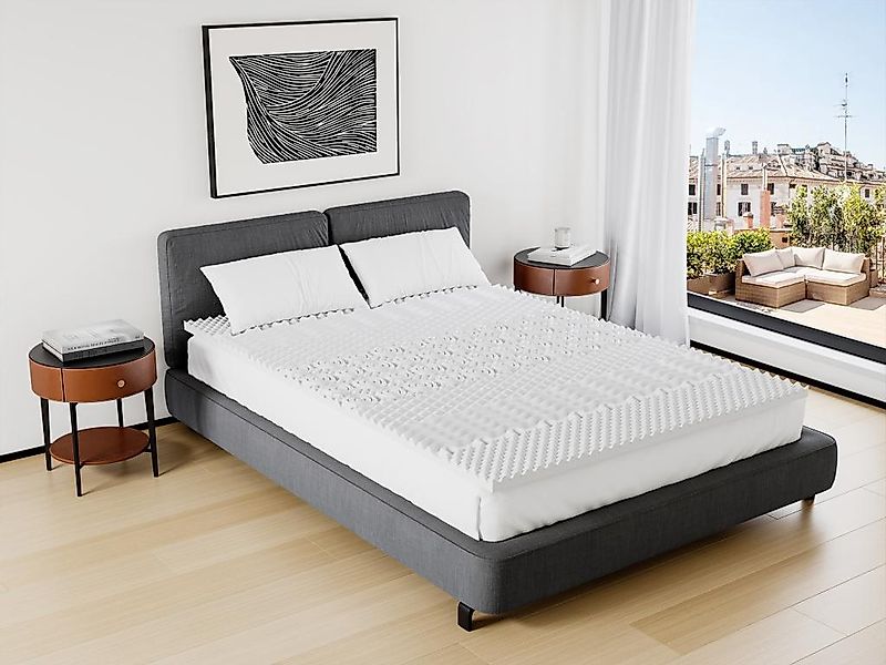 Topper - 140 x 190 cm - Memory Schaum - 7 Zonen - Stärke 5 cm - ARTISSA von günstig online kaufen