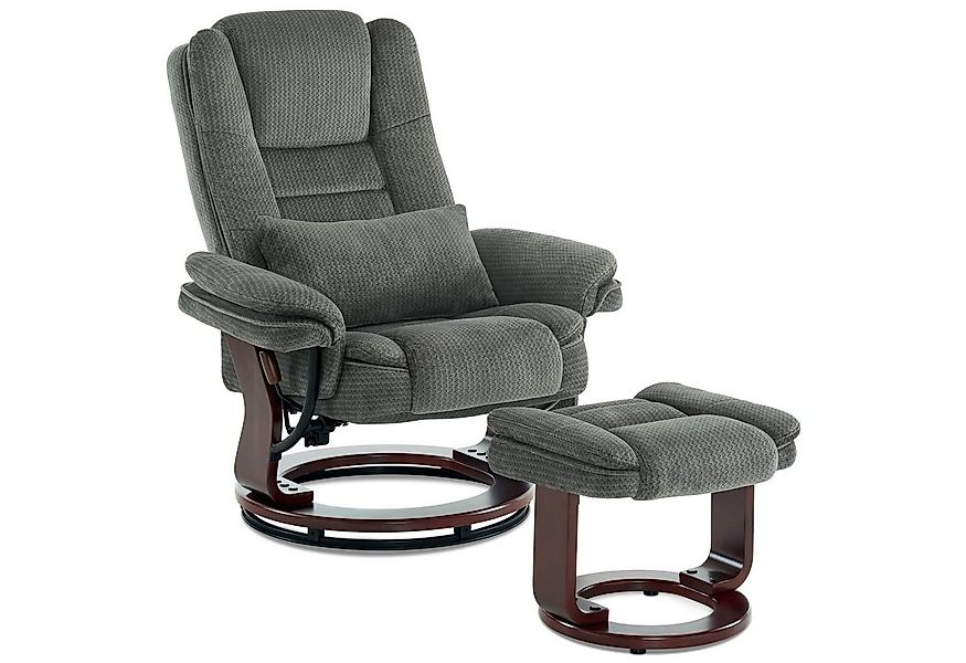 MCombo Relaxsessel 360°Drehbarer Fernsehsessel mit Hocker TV-Sessel 9099 (R günstig online kaufen