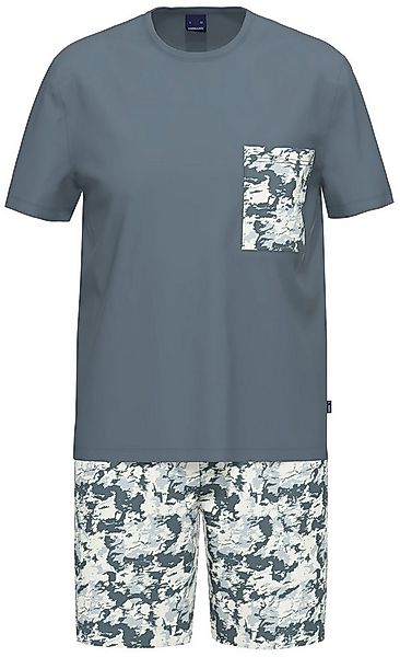 Ammann Shorty Herren Pyjama kurz (2 tlg) Baumwolle günstig online kaufen