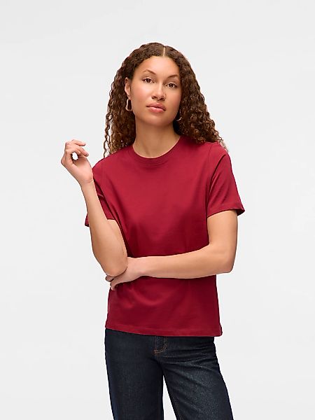 Vero Moda Kurzarmshirt "VMPAULINA SS T-SHIRT GA JRS NOOS" Baumwolle, regula günstig online kaufen