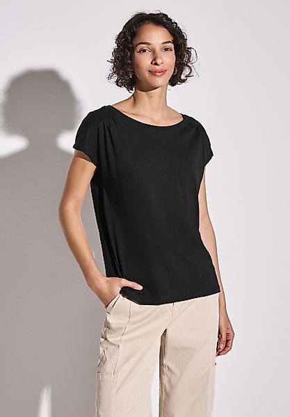 STREET ONE Shirttop mit Raffung an günstig online kaufen