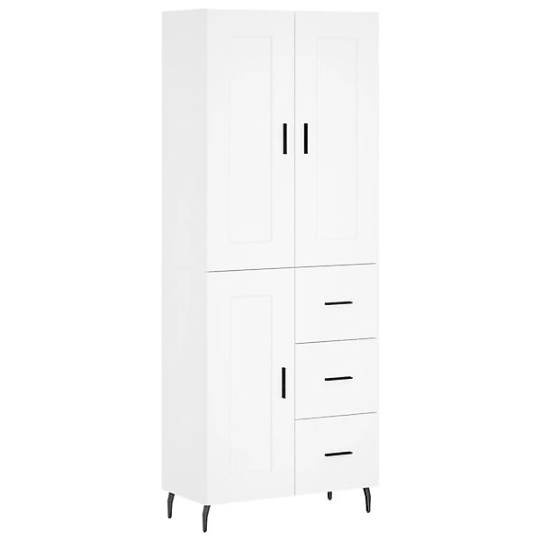 vidaXL Highboard Weiß 69,5x34x180 cm Holzwerkstoff 3200017 günstig online kaufen